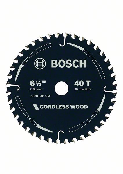 BOSCH ULTRA THIN WOOD SAW BLADES 6 1/2'' ( 165MM) X 16MM X 40 TEETH